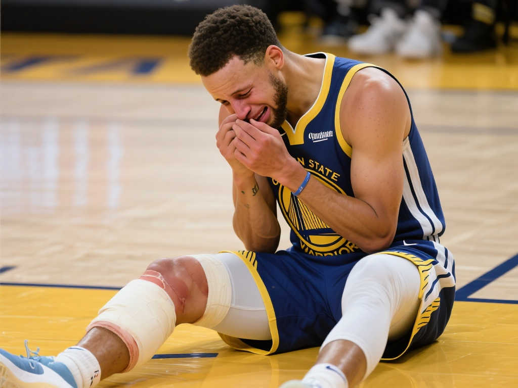 库里因伤至少缺席三战！泪洒赛场，勇士全力争取11天康复时间？